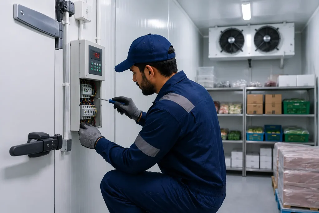 Cold Room Maintenance & Repair Riyadh | صيانة وإصلاح غرفة التبريد | AccoolFix